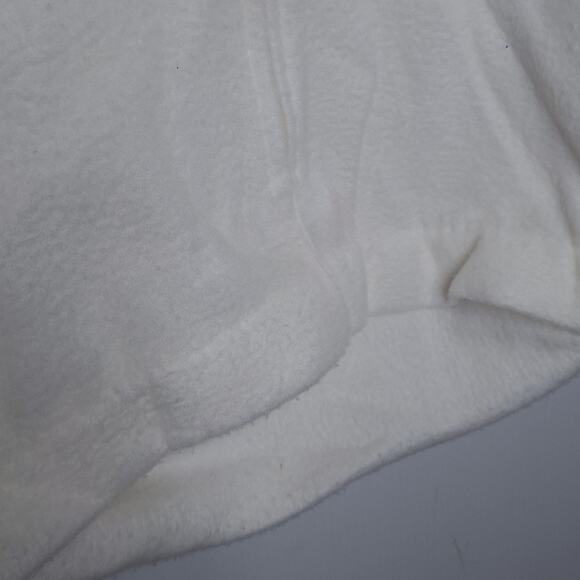 Vintage Carter's Fleece Baby Gown Sleep Sack Sleeper Fortrel Puppy Embroidered - Picture 5 of 6